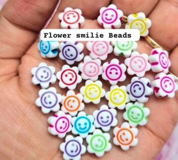 Colour /Fancy Beads -Smilies