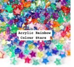 Acrylic Colour Beads -Stars
