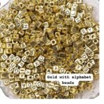 Square Alphabet Beads -Combo pack