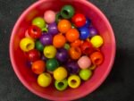 PLASTIC BEADS-6MM,4MM