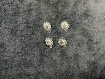 ANTIQUE STUD TOPS-SILVER