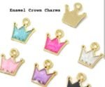 Crown Enamel  Charms