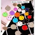 Big Smilie  Enamel charms