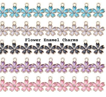 Stone Flower charms-01