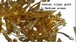 Centre clip bases-Gold