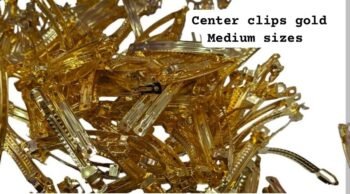 Centre clip bases-Gold