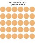 MDF Boards -Circle Shape