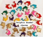 Dolphin  Enamel Charms