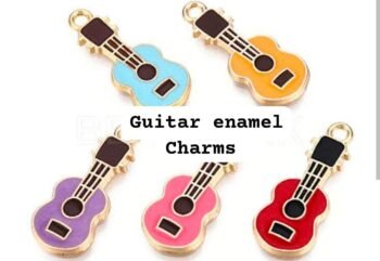 Guitar 🎸 Enamel Charms