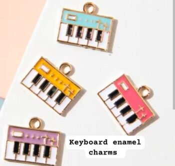 Keyboard 🎹 Enamel Charms