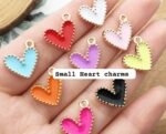 Heart Enamel Charms
