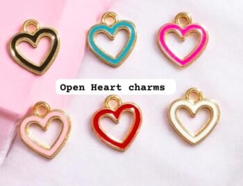 Open Heart Charms -05