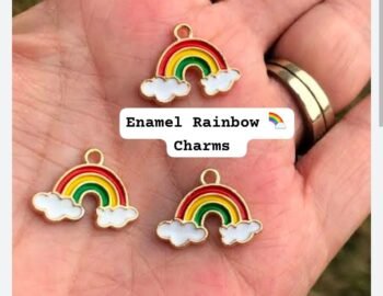 Enamel Rainbow 🌈 Charms
